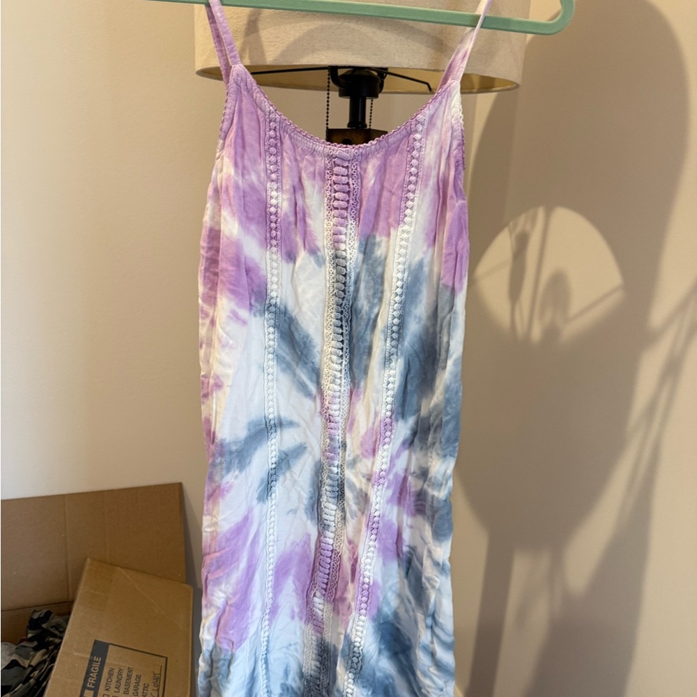 Raya Sun Lavender Tie-Dye Dress